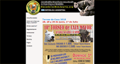 Desktop Screenshot of cazadoresconjauria.org